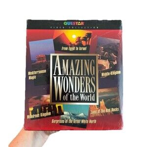 NEW Questar Amazing Wonders of the World 6-VHS Set Factory Sealed 2002 Box Set